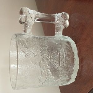 Vintage 1993 McDonald's Flintstones Pre Dawn Glass Coffee Mug - M1